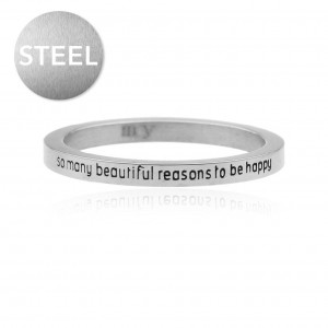 Zilver quote ring